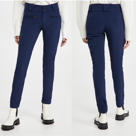 Perfect Moment Aurora skinny ski pants in navy - Picture 1 of 5